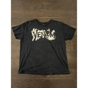 Venom Marvel Men's T-shirt Size 3XL Black Short Sleeve Spiderman Comics